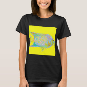 Leuchtende Tropenfisch-Malerei T-Shirt