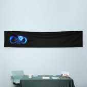 Leuchtende Unendlichkeit mit blauer Rose Banner (Messeveranstaltung)