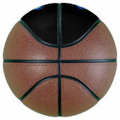 Leuchtende Unendlichkeit mit blauer Rose Basketball (Rechts)