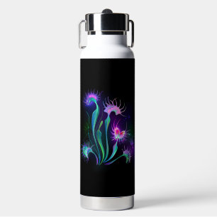 Leuchtende Venusfliegenfalle Trinkflasche
