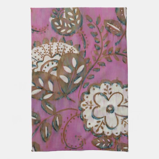 Leuchtende Verzierung I Geschirrtuch (Vertikal)