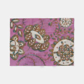 Leuchtende Verzierung II Fleecedecke (Vorderseite (Horizontal))