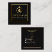 Leuchtende Visitenkarte für Schönheit (Vorne/Hinten)