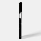 Leuchtende weiße Schmetterlinge Schwarzes iPhone-C Case-Mate iPhone Hülle (Rückseite / Rechts)