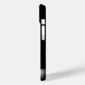 Leuchtende weiße Schmetterlinge Schwarzes iPhone-C Case-Mate iPhone Hülle (Rückseite / Links)
