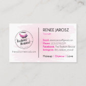 Leuchtende Wiederbelebungs-Visitenkarte Visitenkarte (Rückseite)