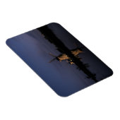 Leuchtende Windmühle mit rechteckigem Magneten der Magnet (Rechte Seite)