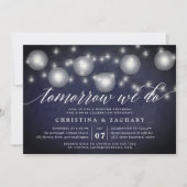 Leuchtender Abend | Probe - Abendessen Einladung (Vorderseite)