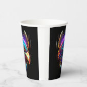 Leuchtender Adler Pappbecher (Rechts)