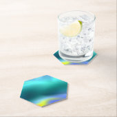 Leuchtender Aqua-Getränkeuntersetzer Untersetzer (Vor Ort)