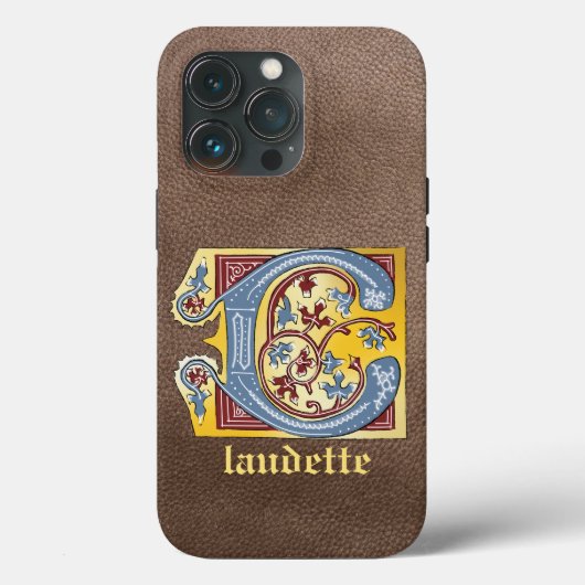 Leuchtender Brief C Case-Mate iPhone Hülle (Rückseite)