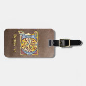 Leuchtender Brief D Gepäckanhänger (Vorderseite horizontal)