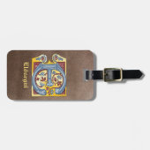 Leuchtender Brief E Gepäckanhänger (Vorderseite horizontal)