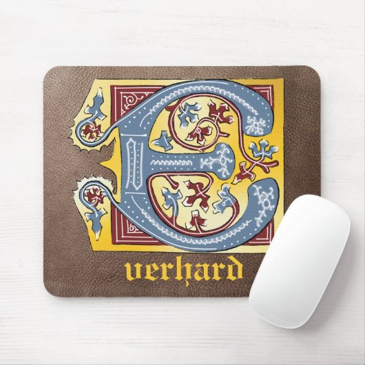 Leuchtender Brief E Mousepad (Mit Mouse)