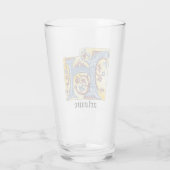 Leuchtender Brief H Glas (Rückseite)