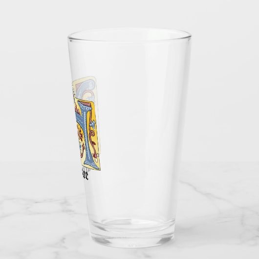 Leuchtender Brief H Glas (Links)