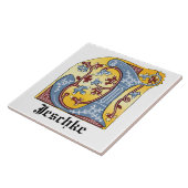 Leuchtender Brief J Fliese (Seite)