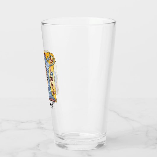 Leuchtender Brief J Glas (Links)