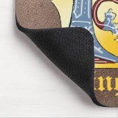 Leuchtender Brief K Mousepad (Ecke)