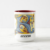 Leuchtender Brief K Tasse (Zentrum)