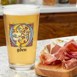 Leuchtender Brief O Glas