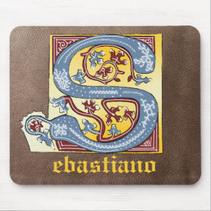 Leuchtender Brief S Mousepad