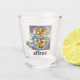 Leuchtender Brief S Schnapsglas