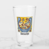 Leuchtender Brief U Glas (Vorderseite)