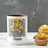 Leuchtender Brief U Tasse