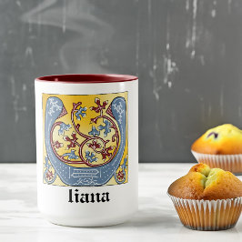 Leuchtender Brief U Tasse