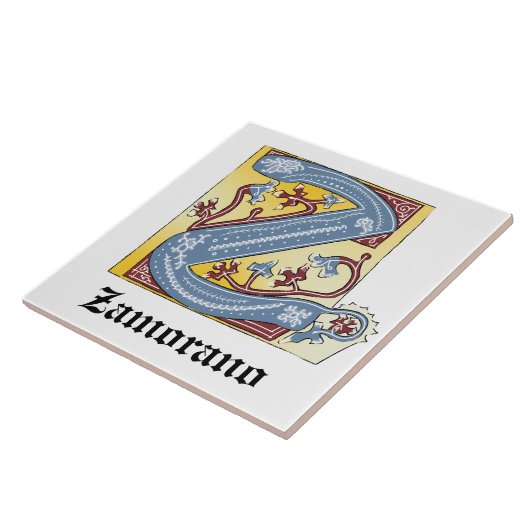 Leuchtender Brief Z Fliese (Seite)