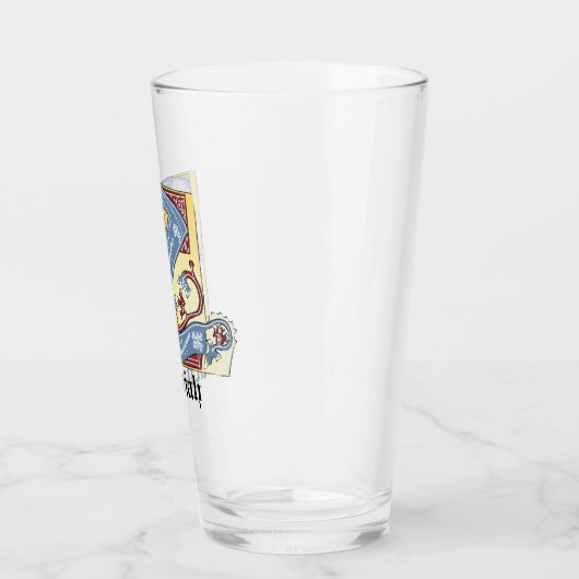 Leuchtender Brief Z Glas (Links)