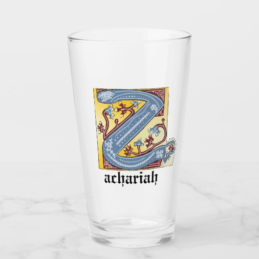 Leuchtender Brief Z Glas (Vorderseite)