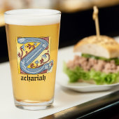 Leuchtender Brief Z Glas