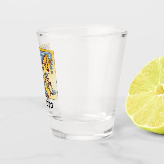 Leuchtender Buchstabe T Schnapsglas (Rechts)