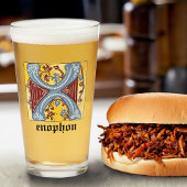 Leuchtender Buchstabe X Glas