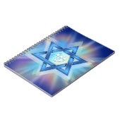 Leuchtender Davidsstern Notizblock (Linke Seite)