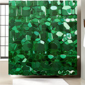 Leuchtender Duschvorhang in grüner Reihenfolge