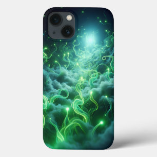 Leuchtender grüner Energie-Handyhülle - Mystisches Case-Mate iPhone Hülle