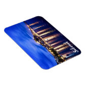 Leuchtender Hafen in Sibenik, Kroatien Magnet (Rechte Seite)