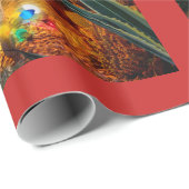 Leuchtender Kaktus Geschenkpapier (Rolleneckpunkt)