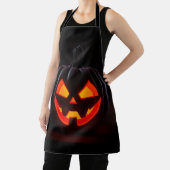 Leuchtender Kürbis Halloween-Schürze Schürze (InSitu)