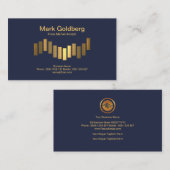 Leuchtender luxuriöser visitenkarte (Vorne/Hinten)