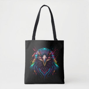 Leuchtender Neon Eagle Artistic Tasche