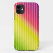 Leuchtender Neon fluoreszierender Regenbogenfarbst Case-Mate iPhone Hülle (Rückseite)
