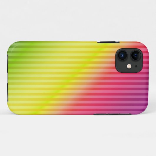 Leuchtender Neon fluoreszierender Regenbogenfarbst Case-Mate iPhone Hülle (Rückseite (Horizontal))