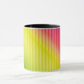 Leuchtender Neon fluoreszierender Regenbogenfarbst Tasse (Zentrum)