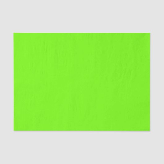 Leuchtender Neon Green Seidenpapier (Vorderseite)