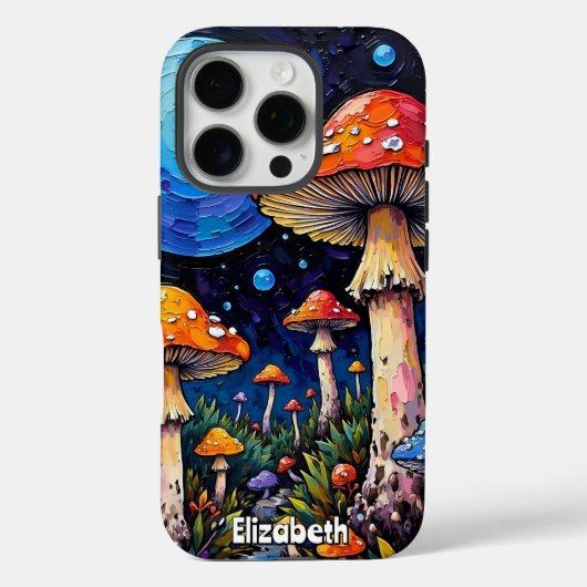 Leuchtender Pilztraum Case-Mate iPhone Hülle (Rückseite)