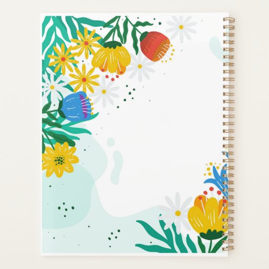 Leuchtender Planer für Mädchen (Rückseite)